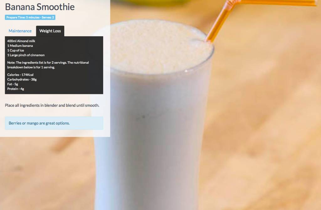 Banana-smoothie
