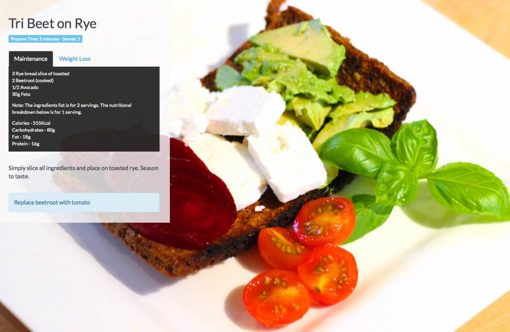 Beetroot-on-toast